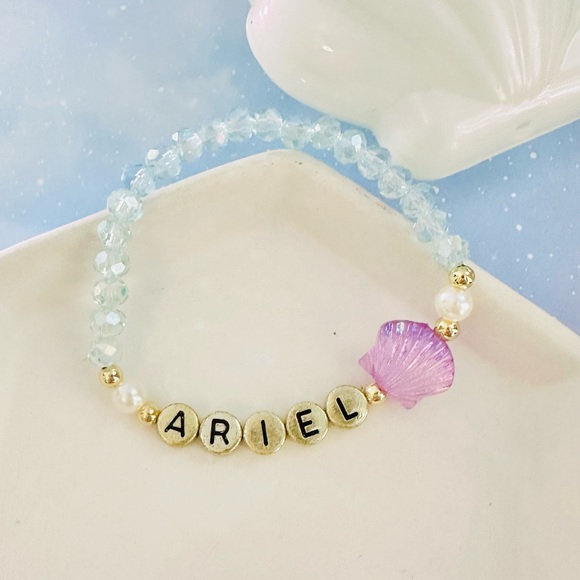 Disney ARIEL The Little Mermaid Beaded Bracelet 🐚 - Picture 1 of 3